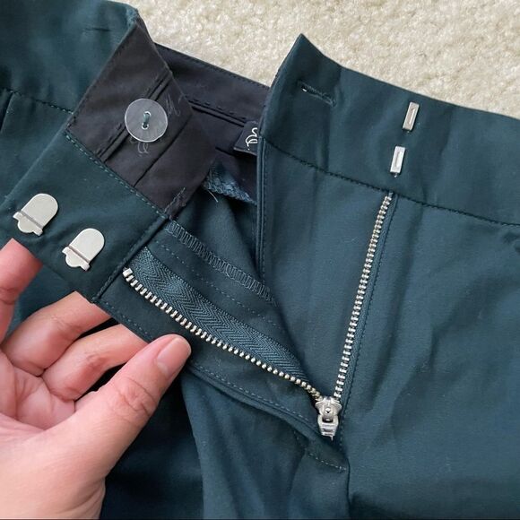 ELIZABETH AND JAMES BLUE GREEN TROUSER PANTS SOFT STRETCHY BREATHABLE SZ 0 - Picture 4 of 11